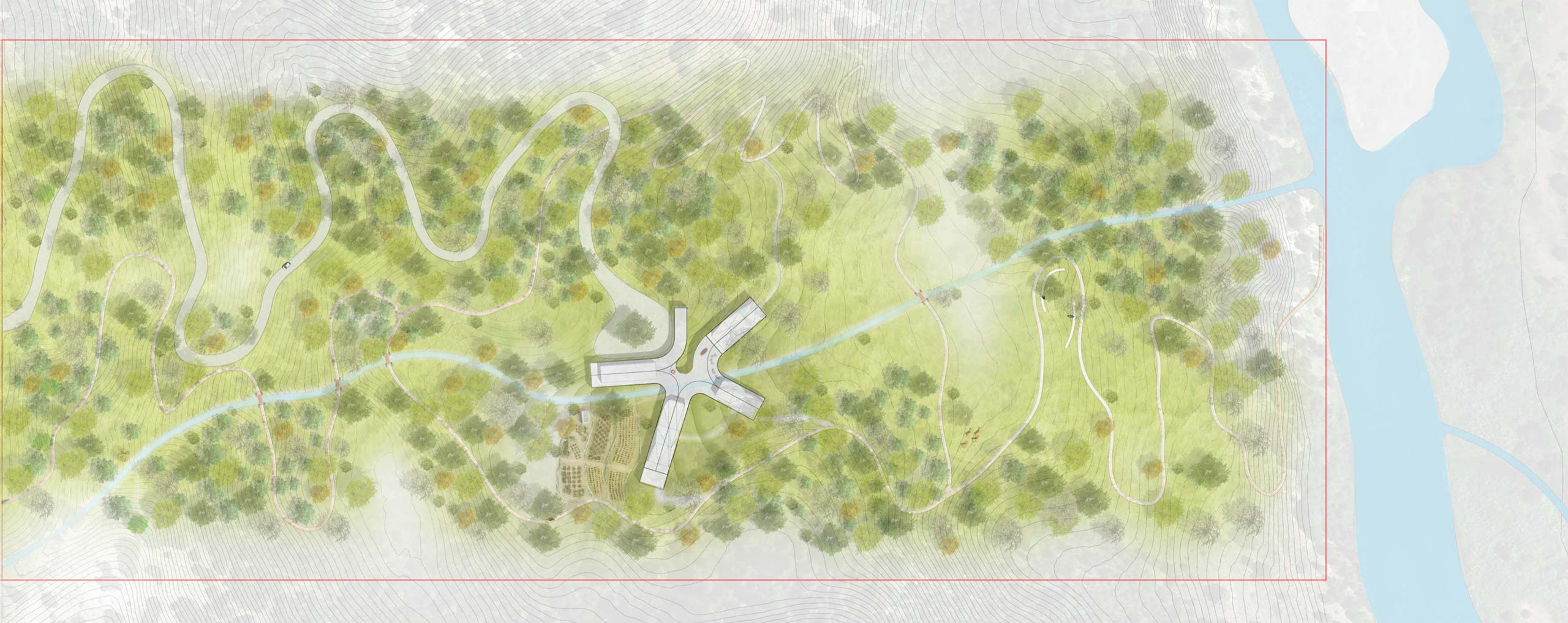 Diagram of the Ghost Ranch Site Plan