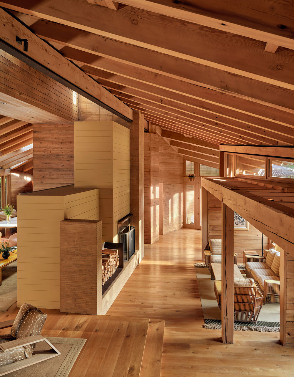 Interior aerial view of entryway at Malibu Ranch