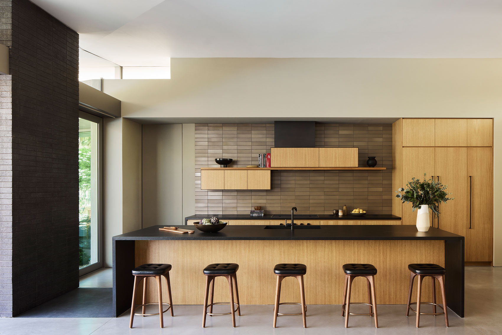 Kitchen and bar area at Slot Canyon residence